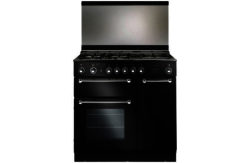 Rangemaster RM90 Dual Fuel Range Cooker - Black